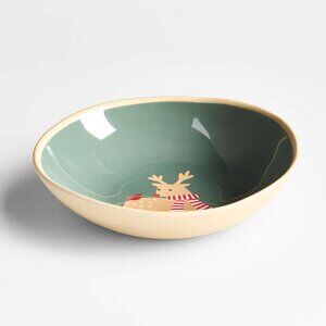 Crate & Barrell Joan Anderson Fair Isle Friends Kid's Melamine Bowl Set of 4